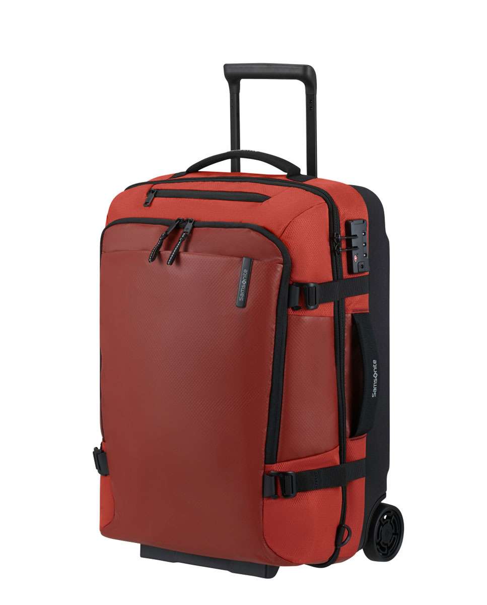 Trolley/Mochila Armox 55Cm com 2 Rodas Ferrugem 48L Grená-1