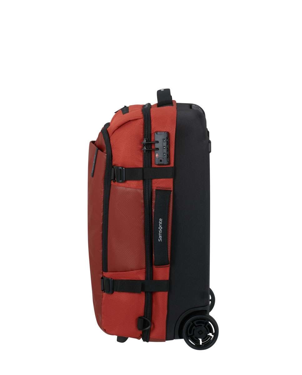 Trolley/Mochila Armox 55Cm com 2 Rodas Ferrugem 48L Grená-3