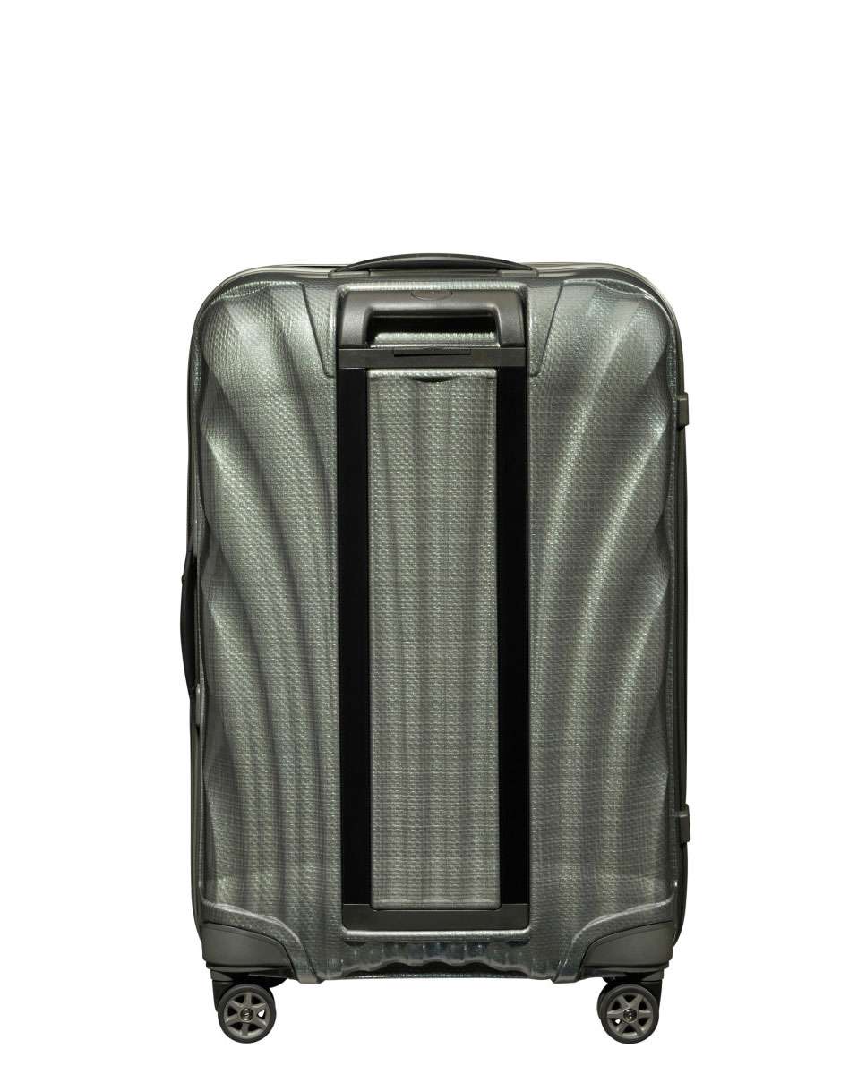 Mala de viagem média C-Lite 69cm 4 rodas verde metálico 68L Verde-4