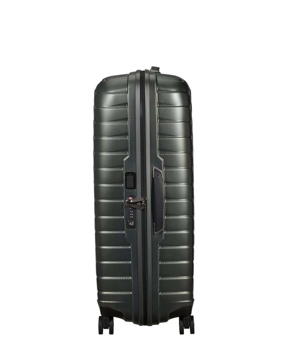 Mala de viagem grande Proxis 75cm 4 rodas verde mate 98L Verde-2