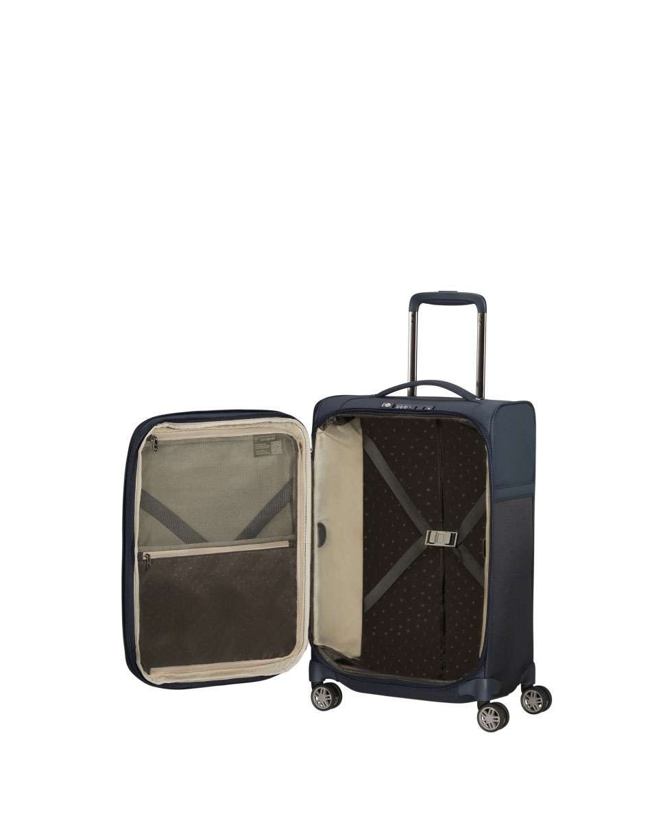 Mala de cabine Airea 55x35cm 4 rodas expansível azul escuro 38L Azul-2