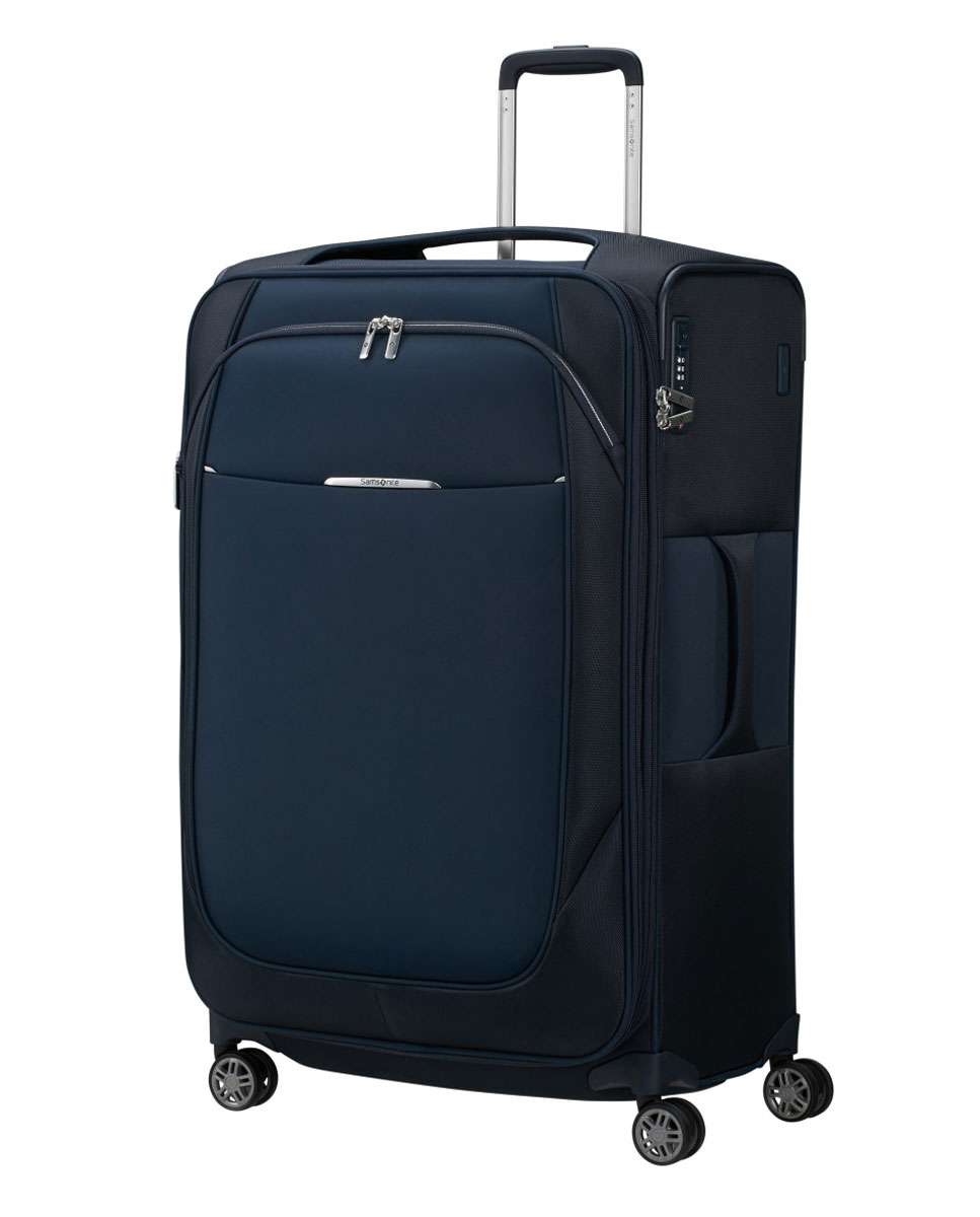 Mala de Viagem Grande Re-Lite 78cm 4 Rodas Expansível Azul Noite 115L Azul-1
