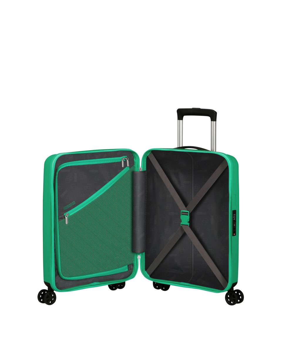 Mala de cabine Rejoy 55cm com 4 rodas verde 35L Verde-2
