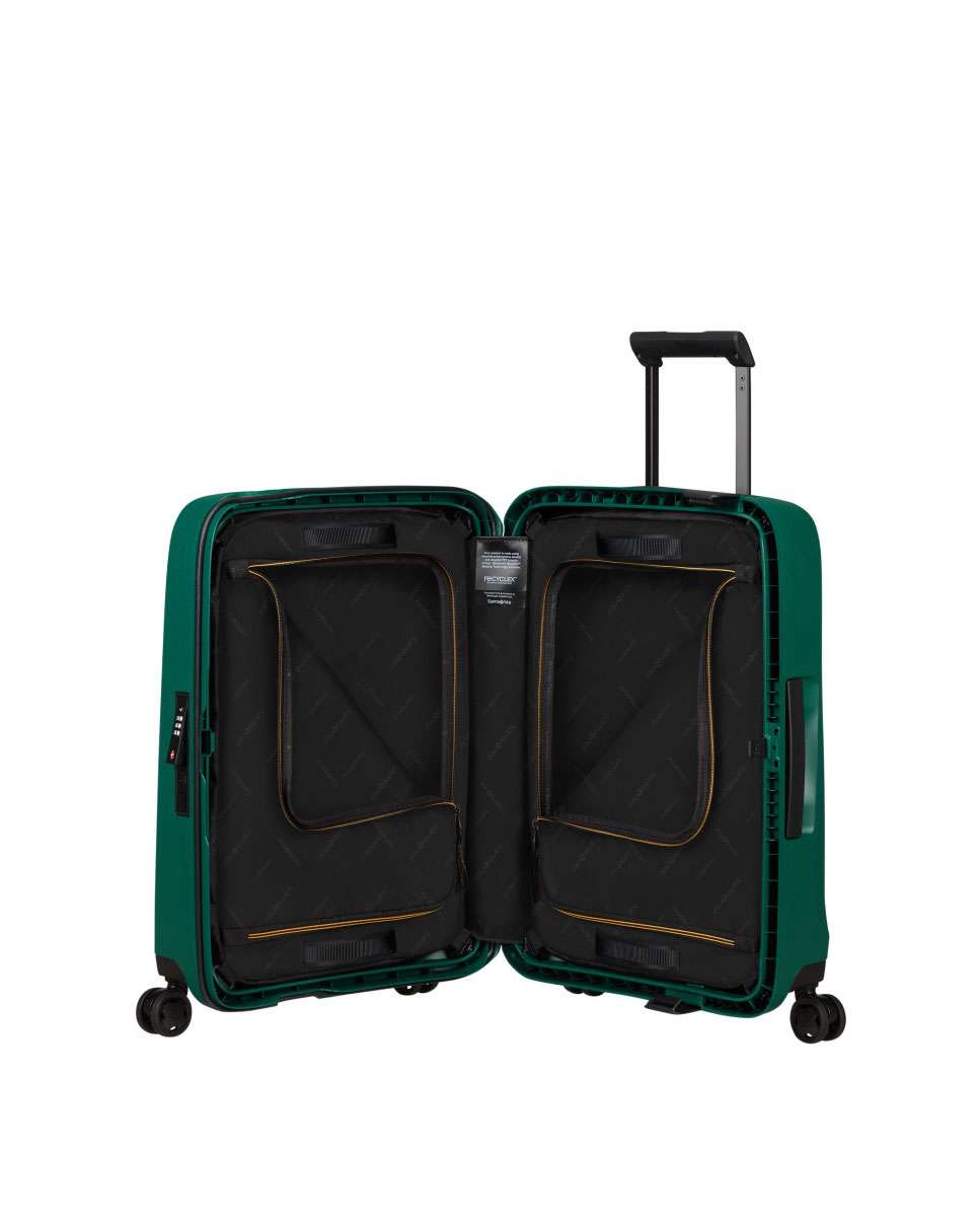 Mala de cabine Essens 55x20cm 4 rodas verde 39L Verde-2
