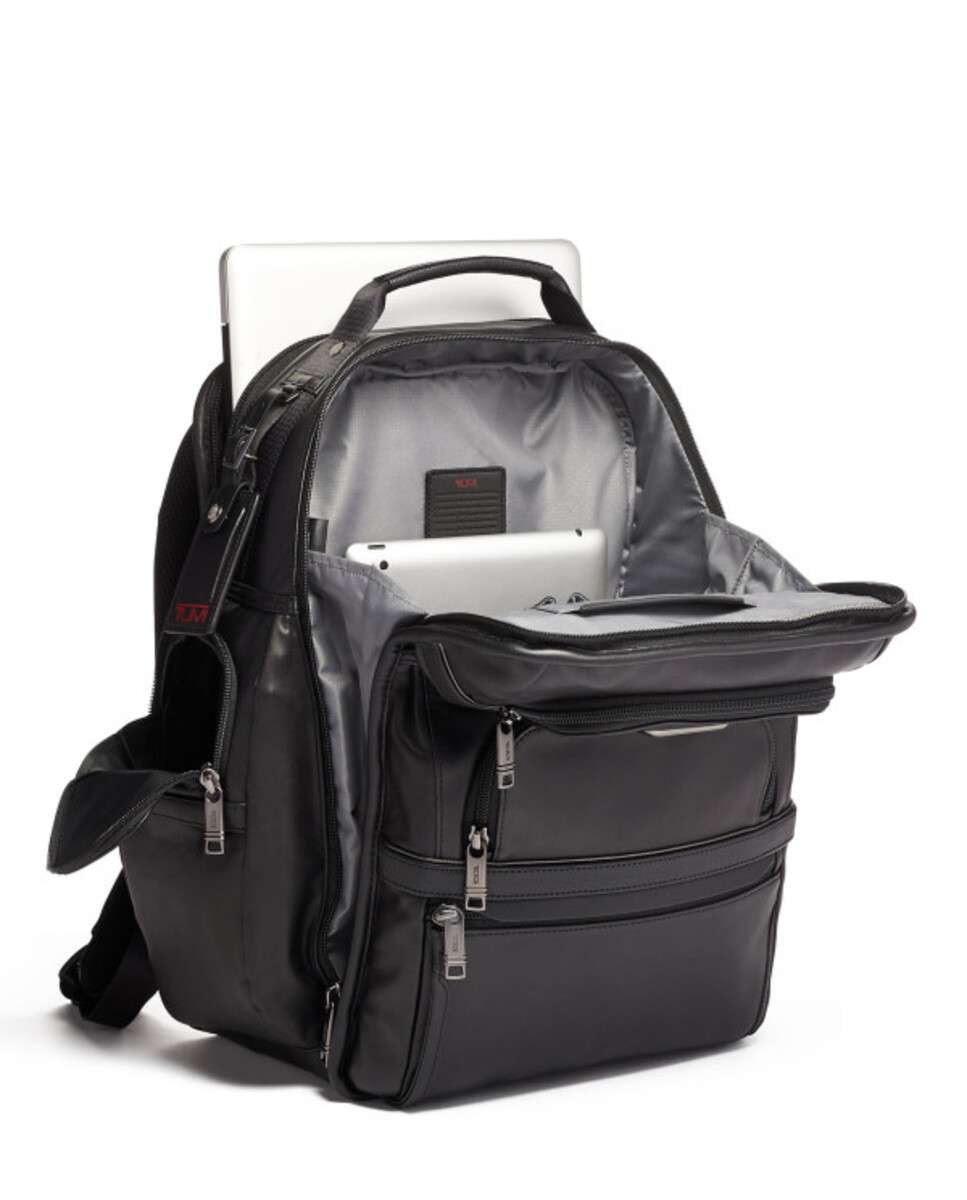 Mochila para Portátil 15" em Pele Alpha preto Preto-2