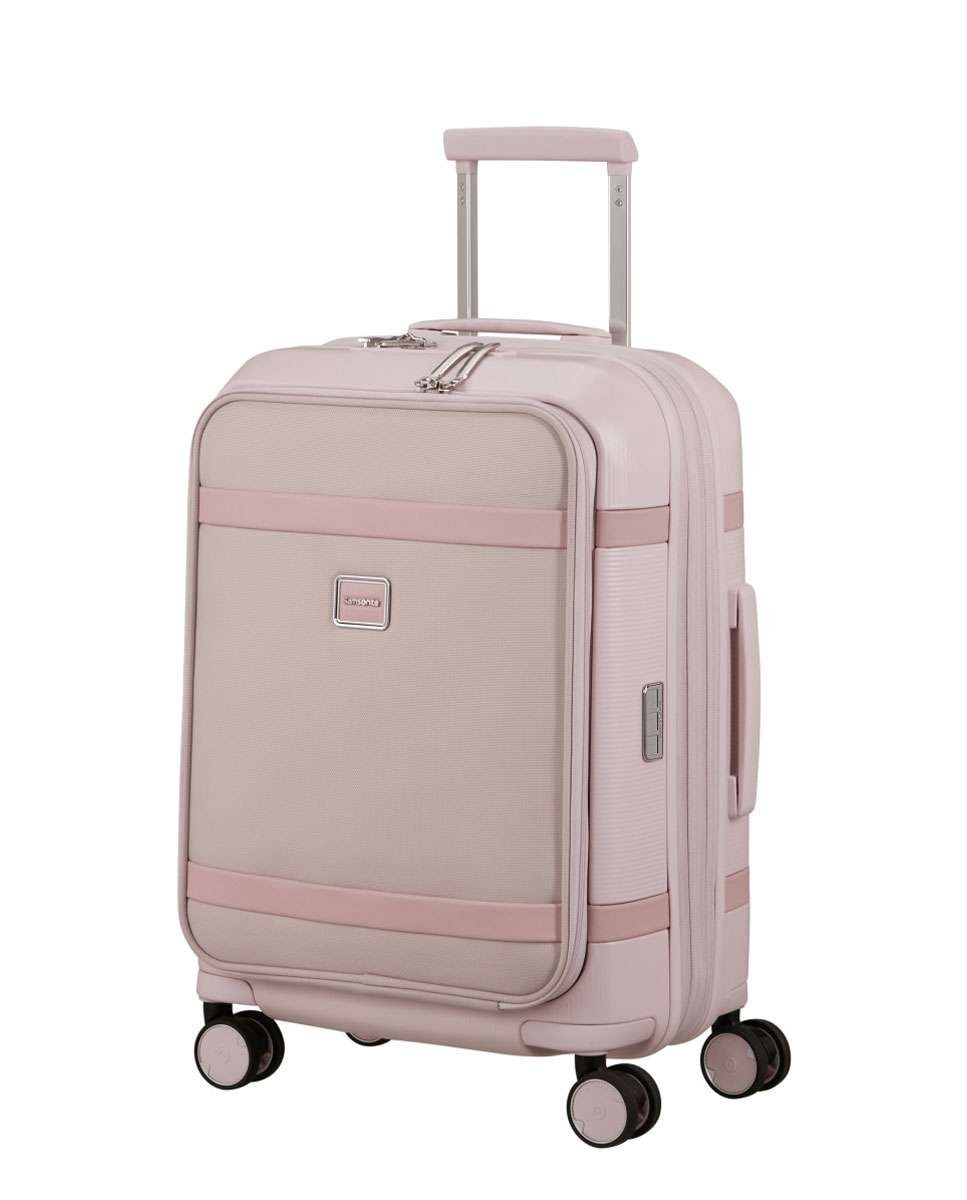 Mala de Cabine Image 55Cm 4 Rodas Expansível Acesso Frontal Rosa 41L Rosa-1