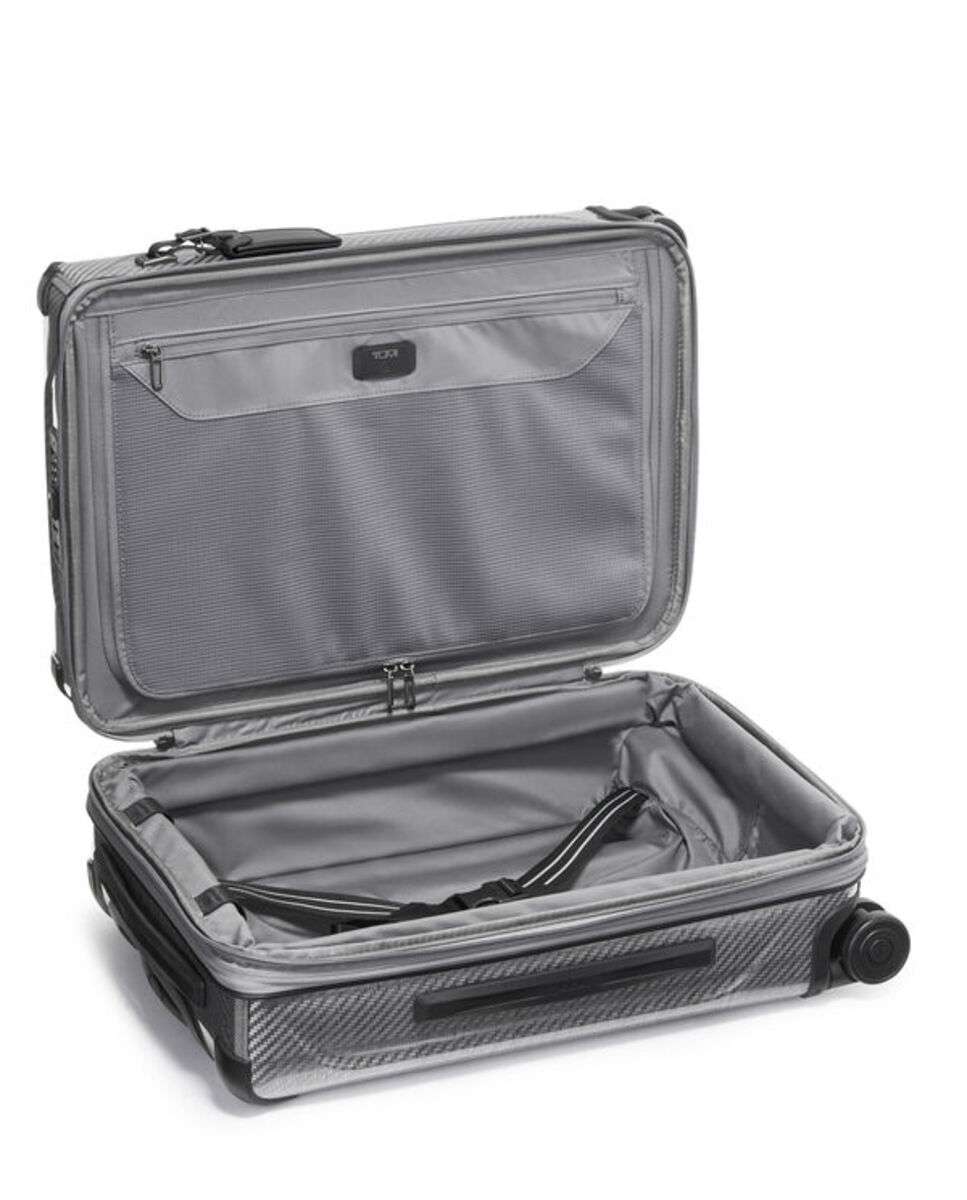 Mala de Cabine 55cm Internacional Expansível Tegra Lite cinza 44L Cinzento-2