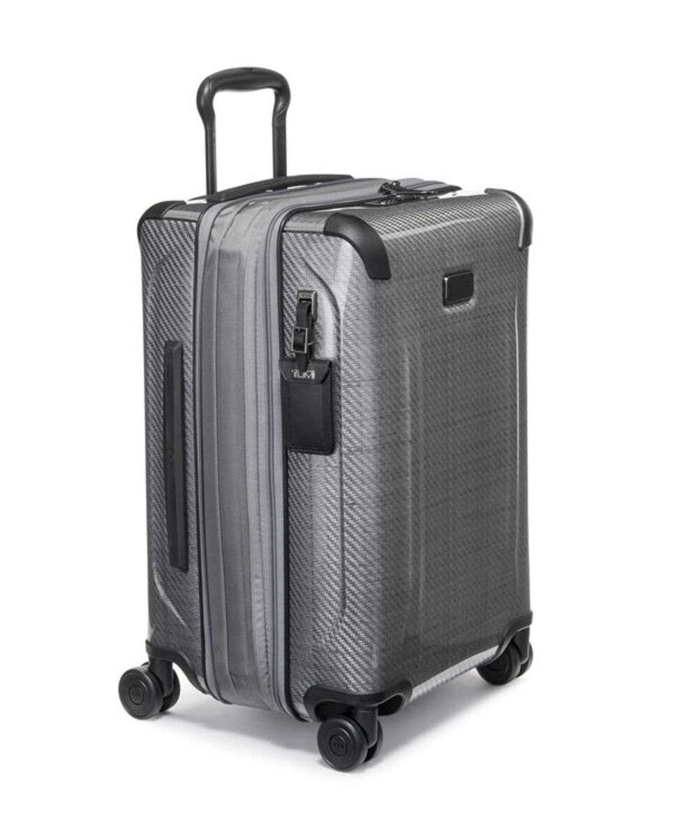 Mala de Cabine 55cm Internacional Expansível Tegra Lite cinza 44L Cinzento-3