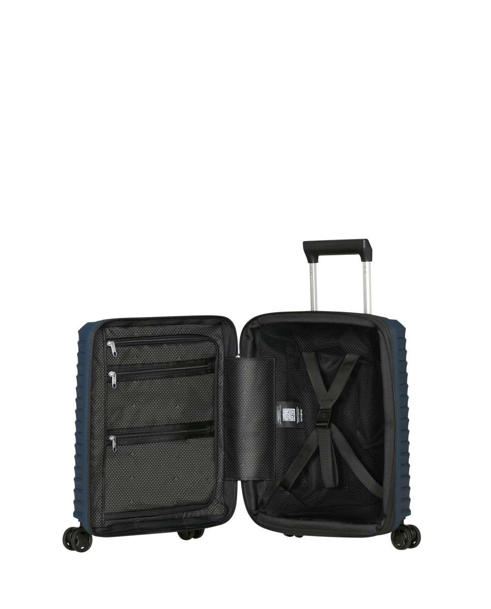 Mala de Cabine Upscape Underseater 45cm 4 Rodas Expansível Azul Noite 28L Azul-2
