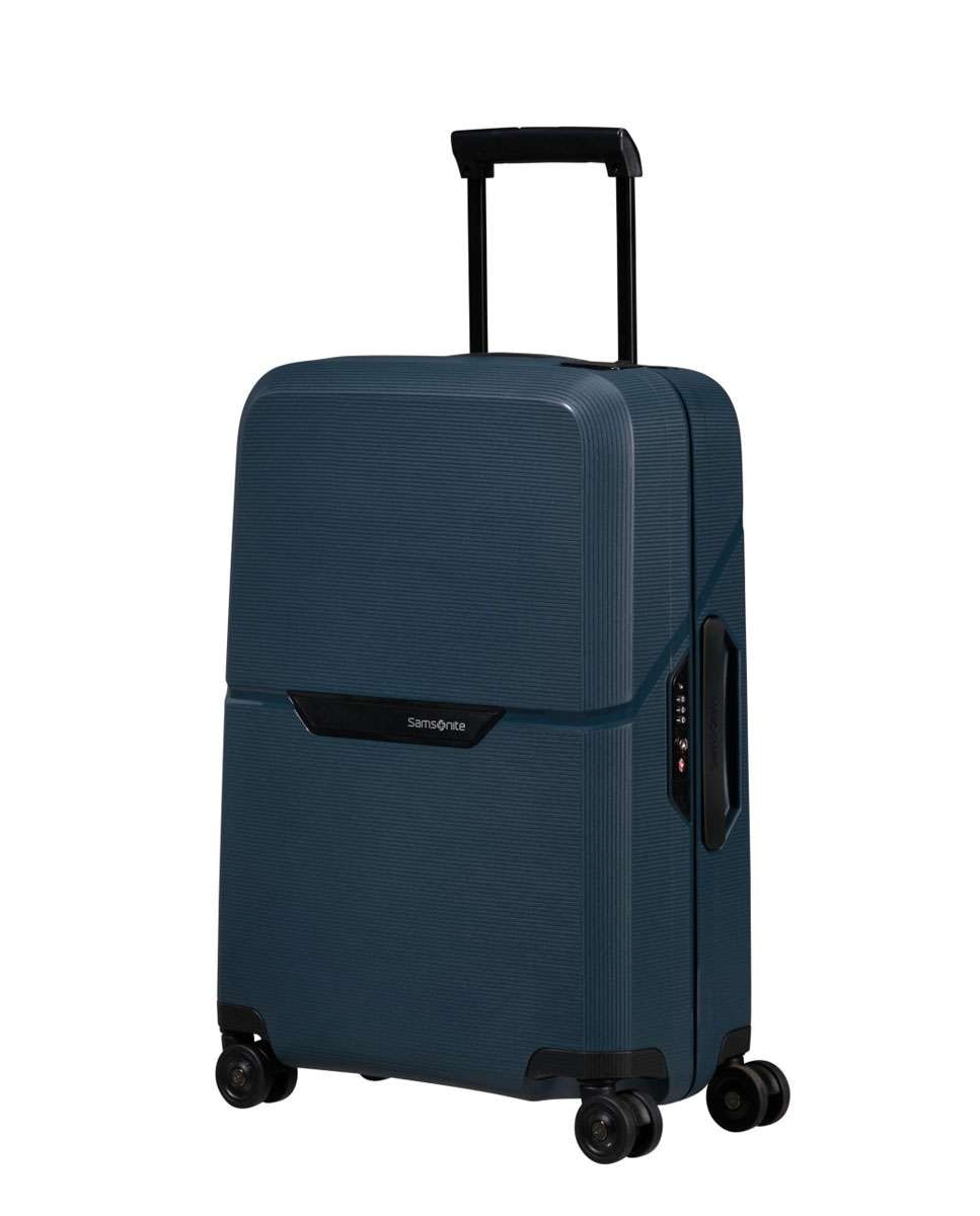 Imagem 0 de Mala de cabine Magnum Eco 55cm 4 rodas azul-meia-noite 38L