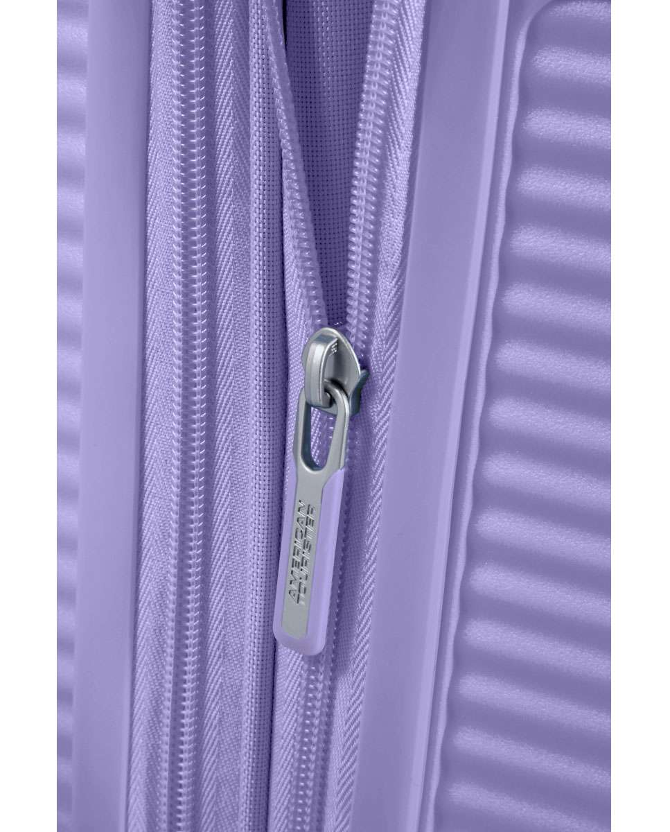 Mala de viagem média Soundbox 67cm 4 rodas expansível lavanda 71.5L Lavanda-3