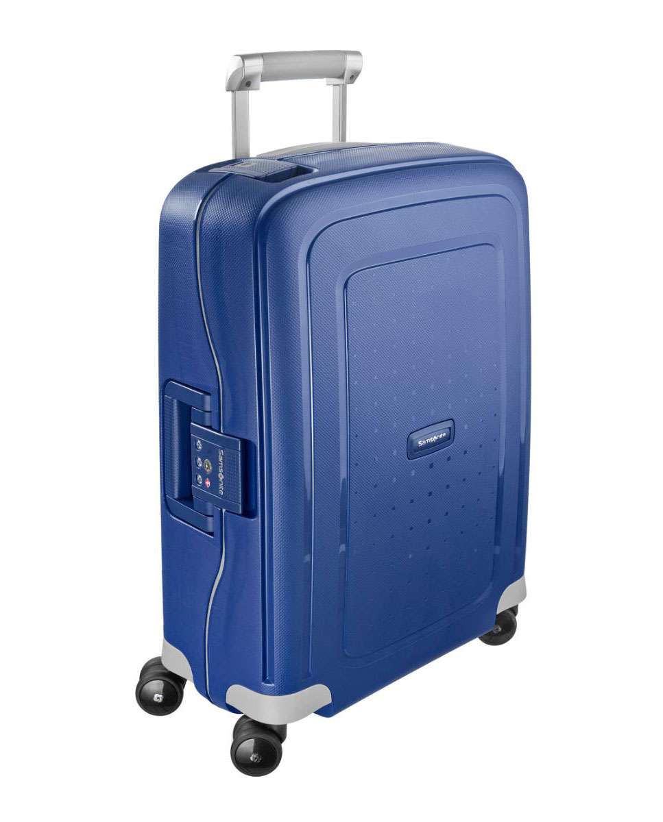 Imagem 0 de Mala de cabine S`Cure 55cm 4 rodas com fechadura azul 34L