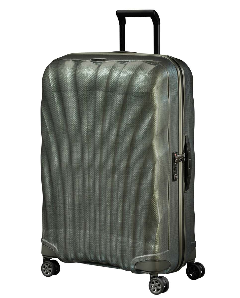 Mala de viagem grande C-Lite 75cm 4 rodas verde 94L Verde-1