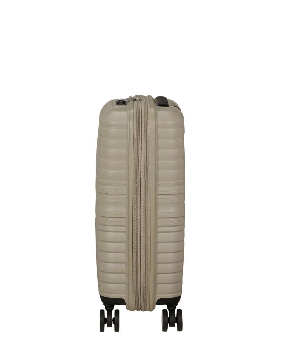 Mala de Cabine Flytwist 55cm 4 Rodas Expansível Bege 36L Bege-3