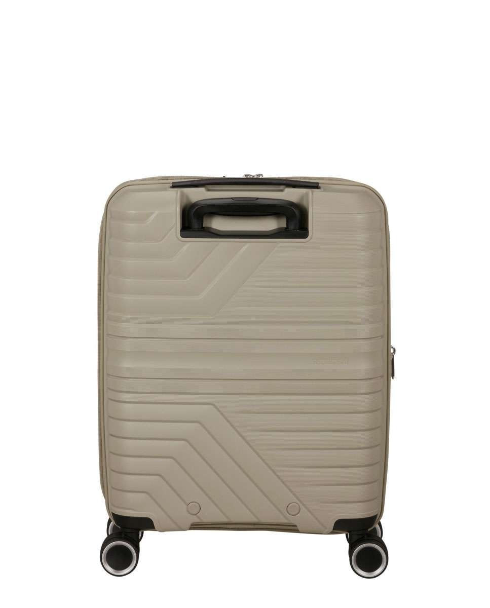 Mala de Cabine Flytwist 55cm 4 Rodas Expansível Bege 36L Bege-4