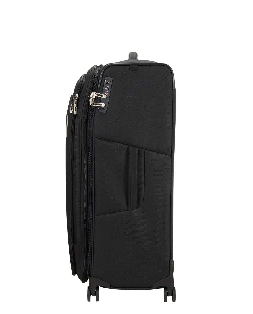 Mala de viagem extragrande Respark 82cm 4 rodas expansível preto 156L Preto-3