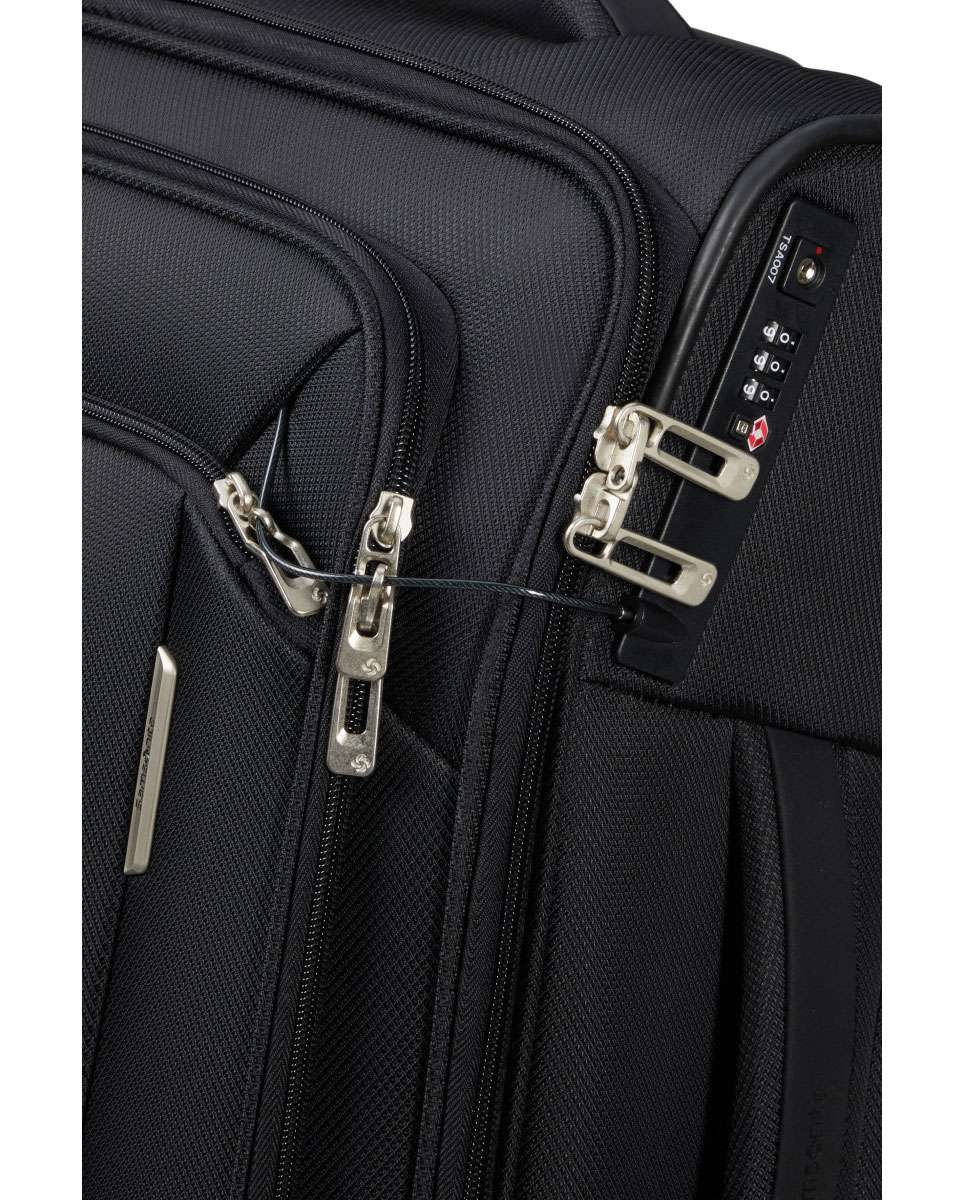 Mala de viagem extragrande Respark 82cm 4 rodas expansível preto 156L Preto-4