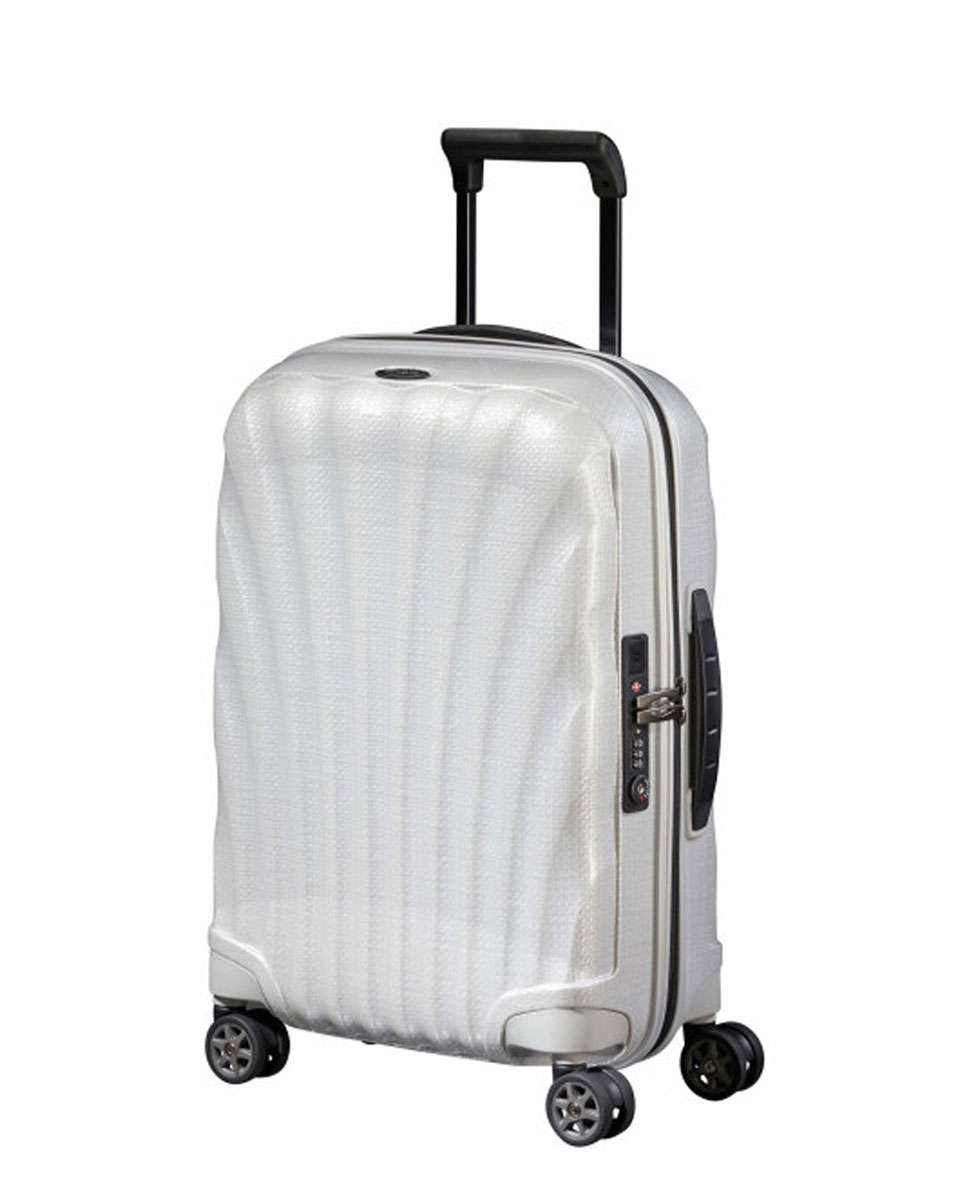 Imagem 0 de Mala de cabine C-Lite 55cm 4 rodas branco 36L