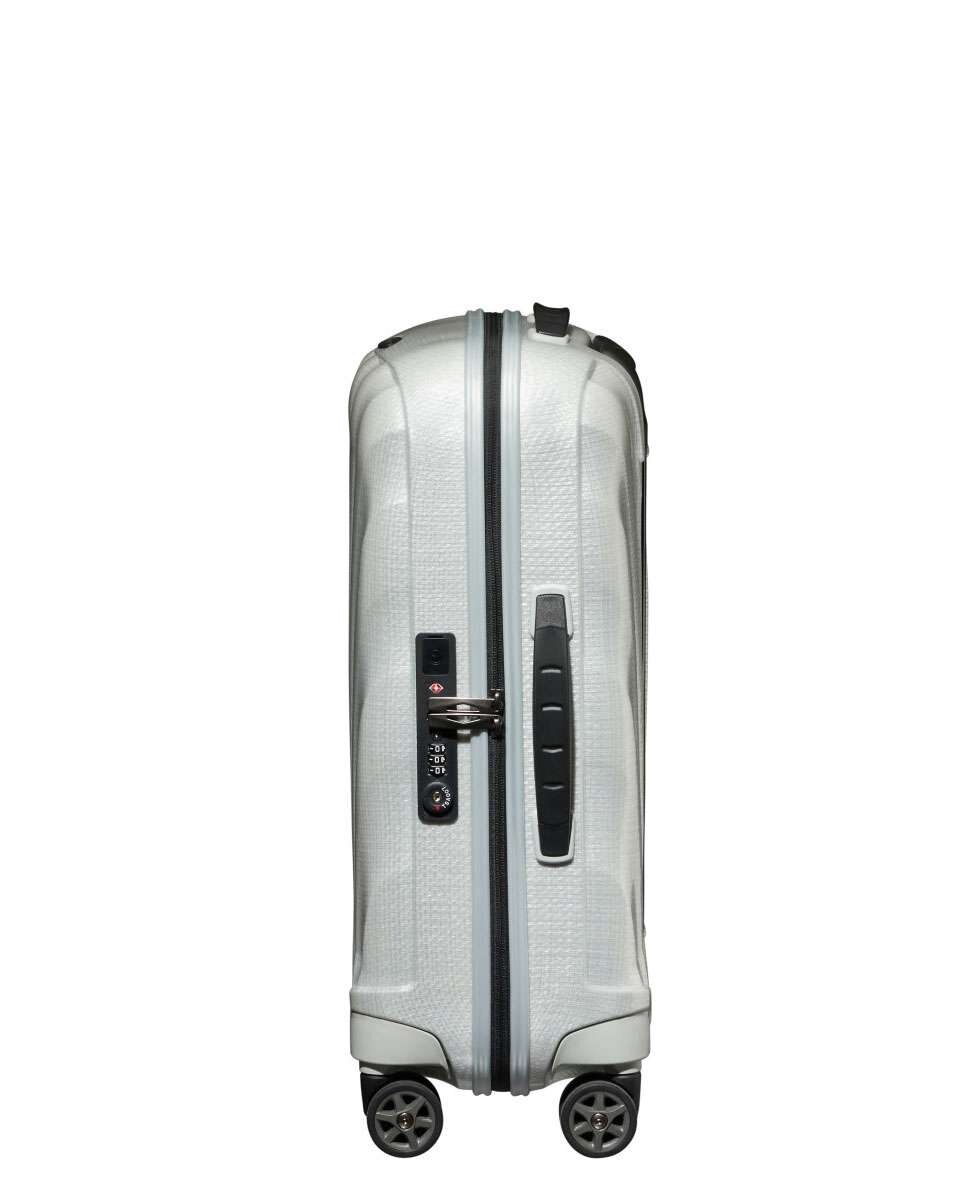 Mala de cabine C-Lite 55cm 4 rodas branco 36L Branco-3