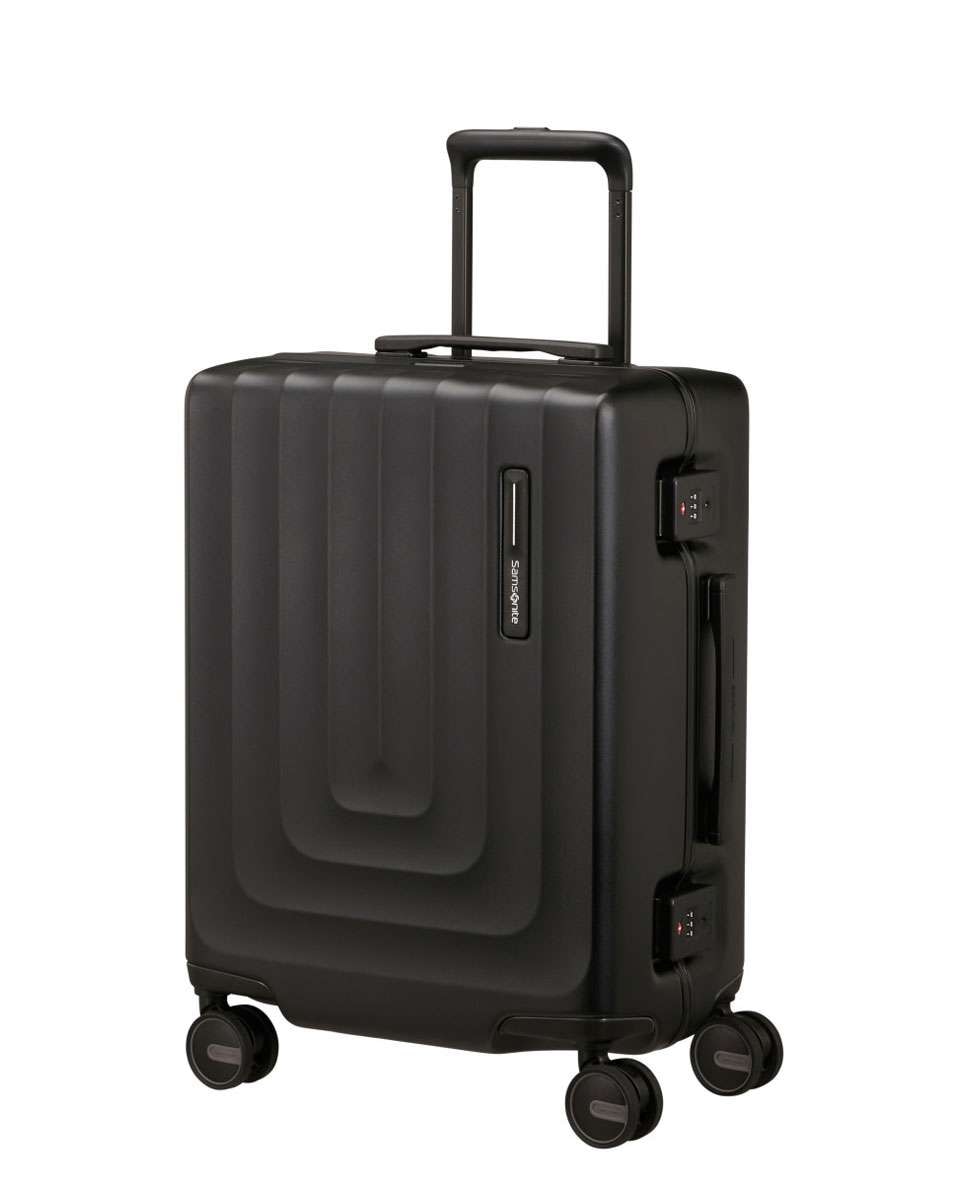 Mala de Cabine Focus 55cm 4 Rodas Grafite Mate 40L Preto-1