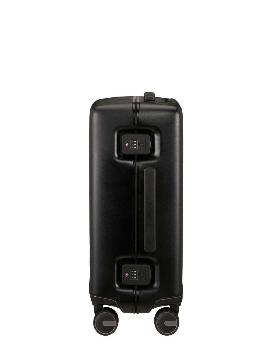Mala de Cabine Focus 55cm 4 Rodas Grafite Mate 40L Preto-3