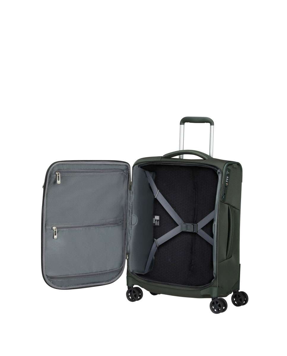 Mala de cabine Respark 55cm 4 rodas verde floresta 43L Verde-2
