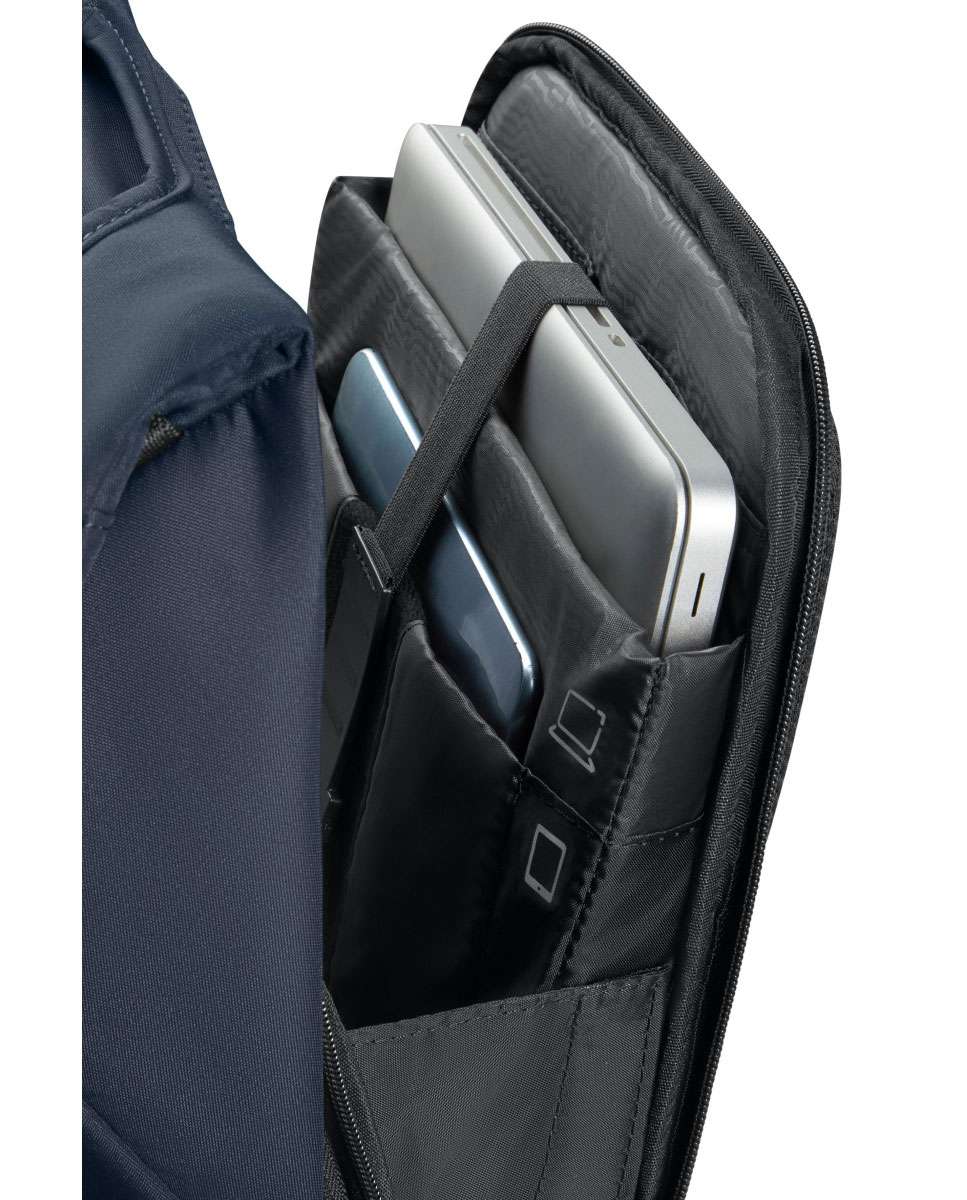 Mochila antirroubo para portátil Securipack 2.0 azul escuro 14.1 Azul-3