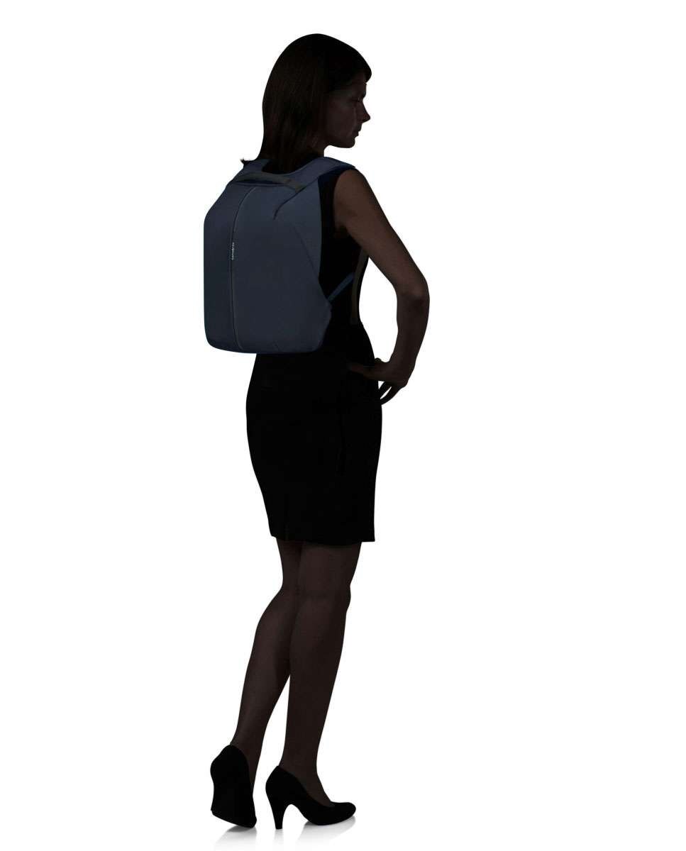 Mochila antirroubo para portátil Securipack 2.0 azul escuro 14.1 Azul-4