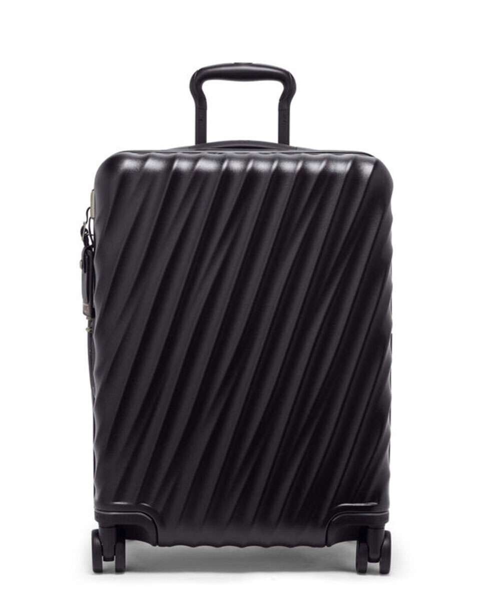 Mala de Cabine 55cm Continental Expansível Degree Policarbonato preto mate 44L Preto-1