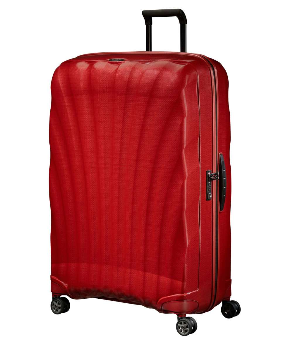 Mala de viagem extragrande C-Lite 86cm 4 rodas vermelho chili 144L Vermelho-1