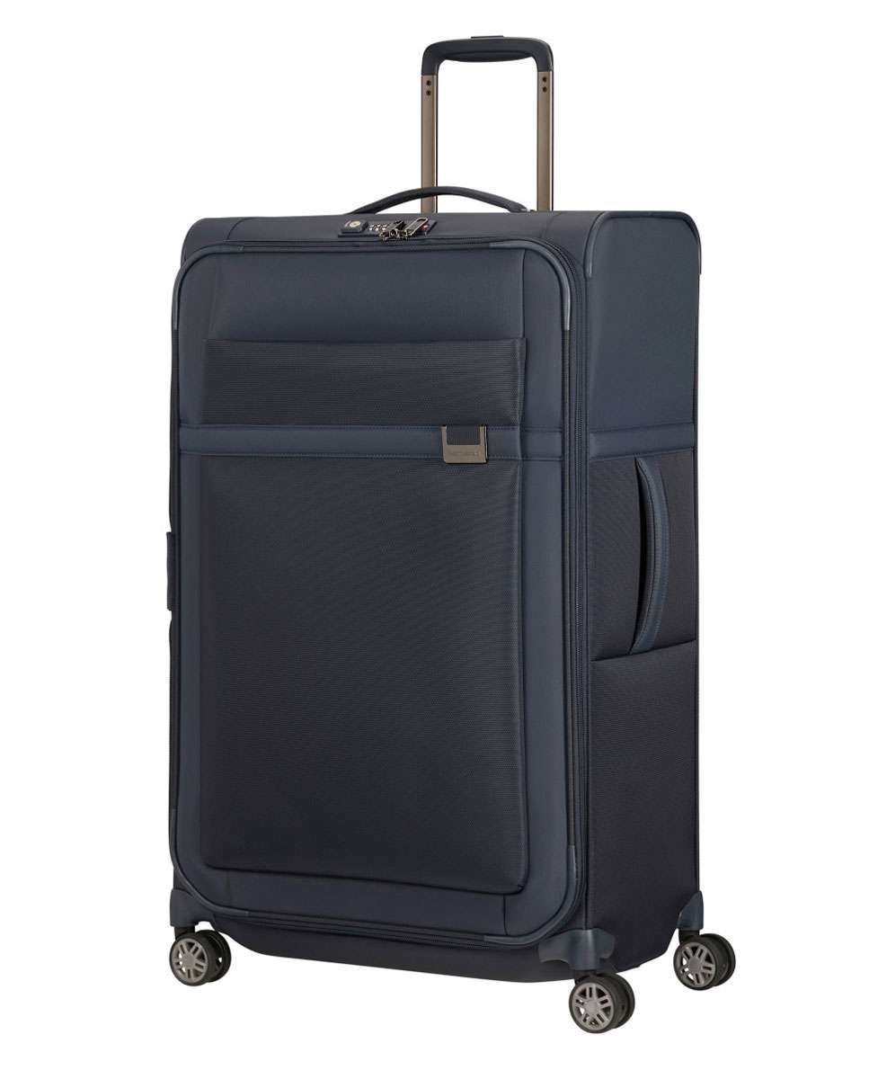 Mala de viagem grande Airea 78cm 4 rodas expansível azul escuro 111,5L Azul-1