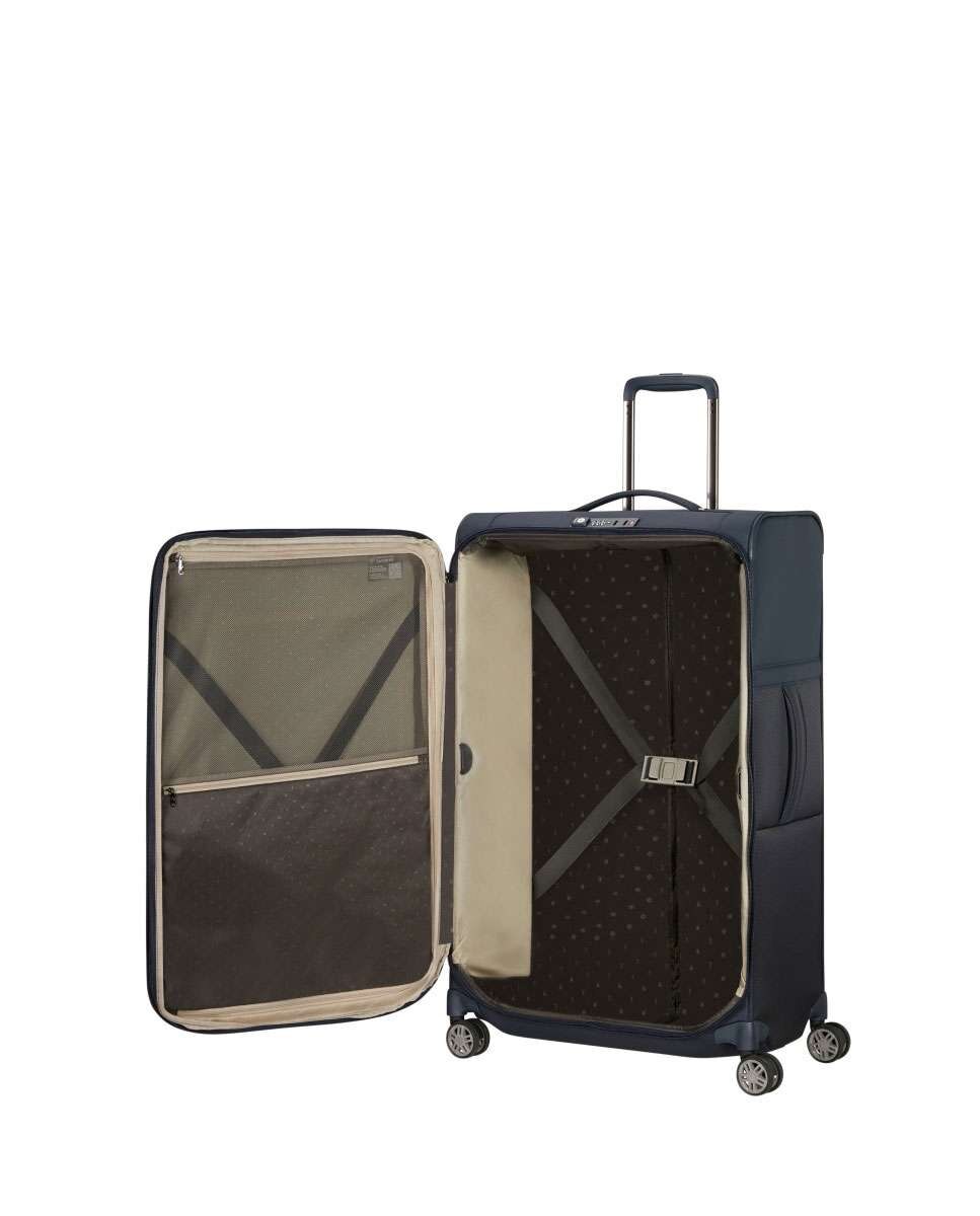 Mala de viagem grande Airea 78cm 4 rodas expansível azul escuro 111,5L Azul-2