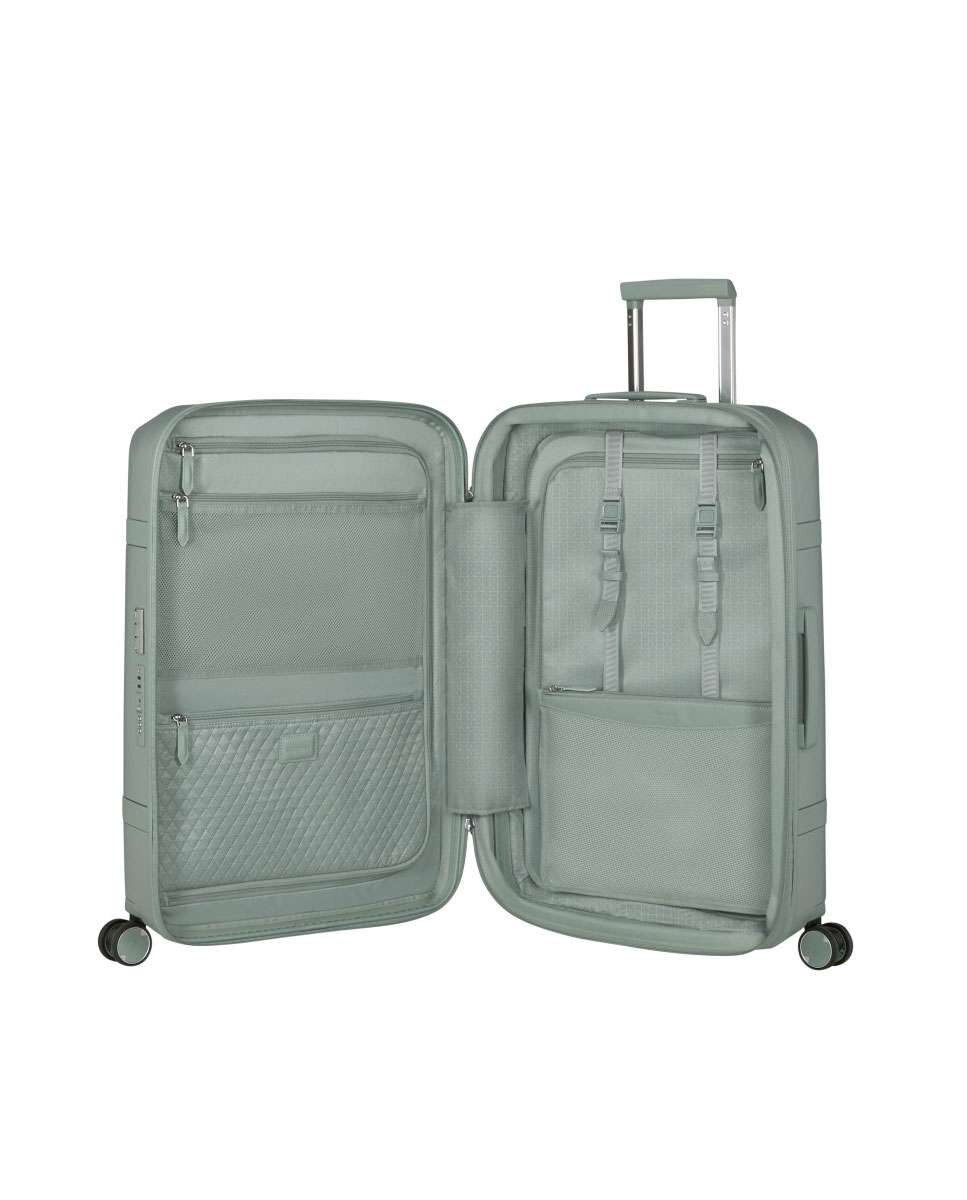 Mala de Viagem Média Image 69Cm 4 Rodas Expansível Verde 79L Verde-2