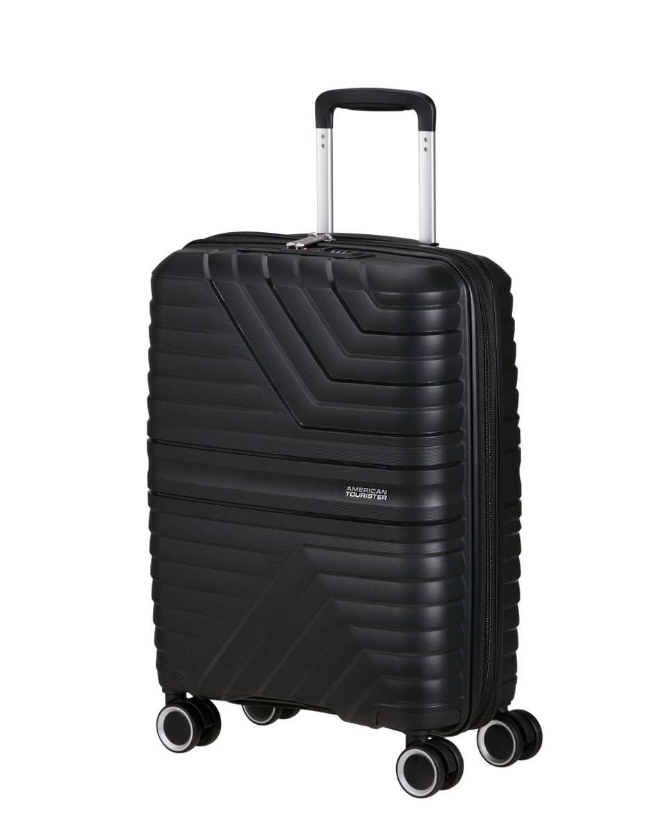 Imagem 0 de Mala de Cabine Flytwist 55cm 4 Rodas Expansível Preto 36L