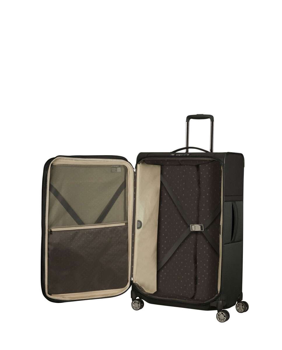 Mala de viagem grande Airea 78cm 4 rodas expansível preto 111,5L Preto-2