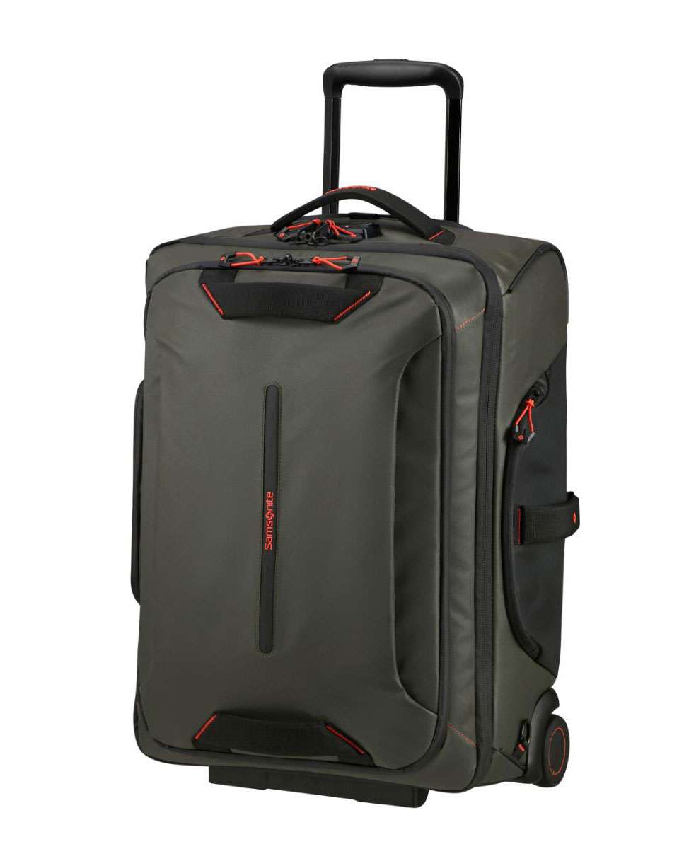 Trolley de viagem de cabine Ecodiver 55cm com 2 rodas verde tropa 51L Verde-1
