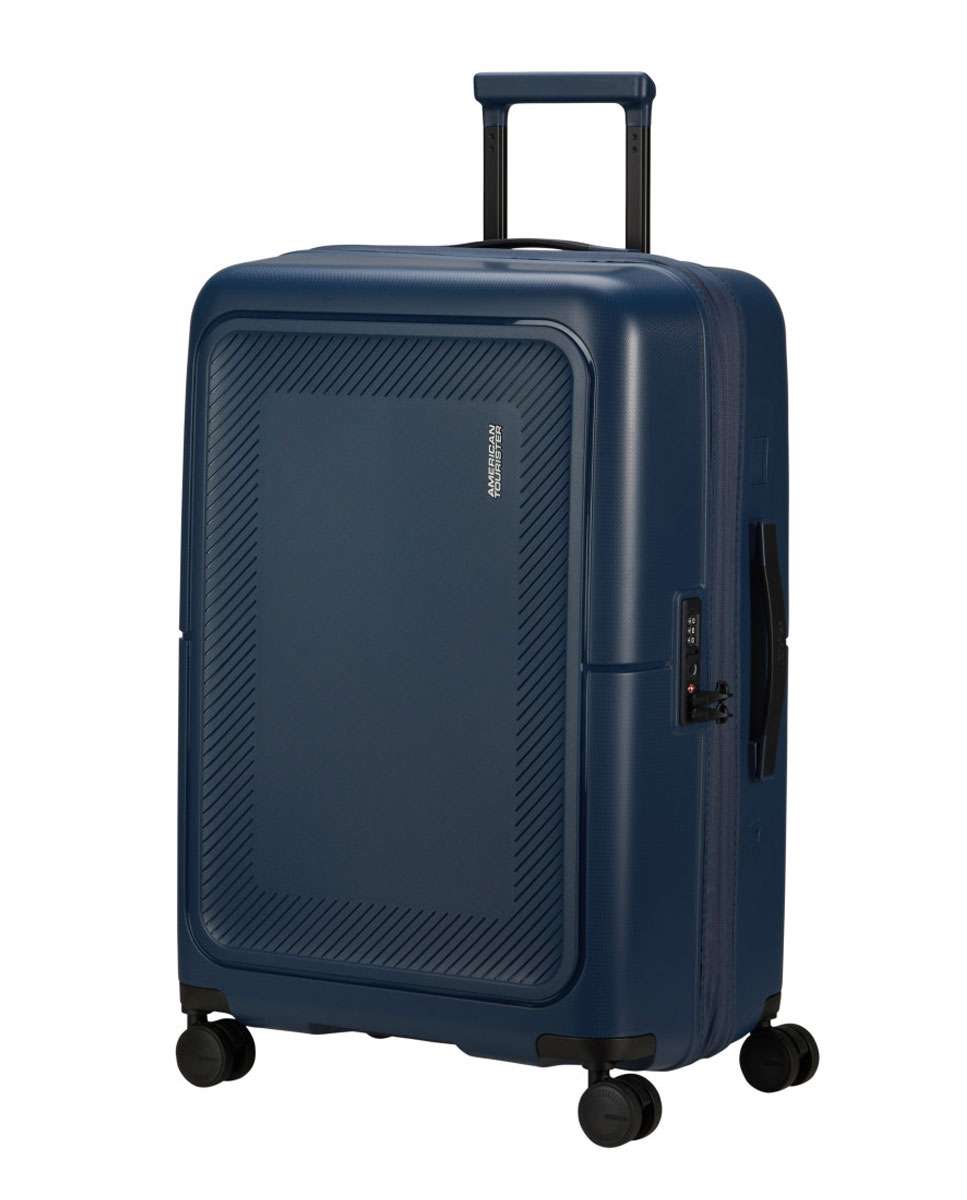 Imagem 0 de Mala de viagem média Dashpop 67cm com 4 rodas expansível azul 76L