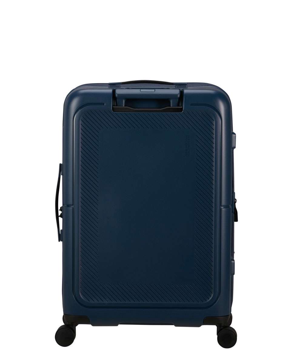 Mala de viagem média Dashpop 67cm com 4 rodas expansível azul 76L Azul-4