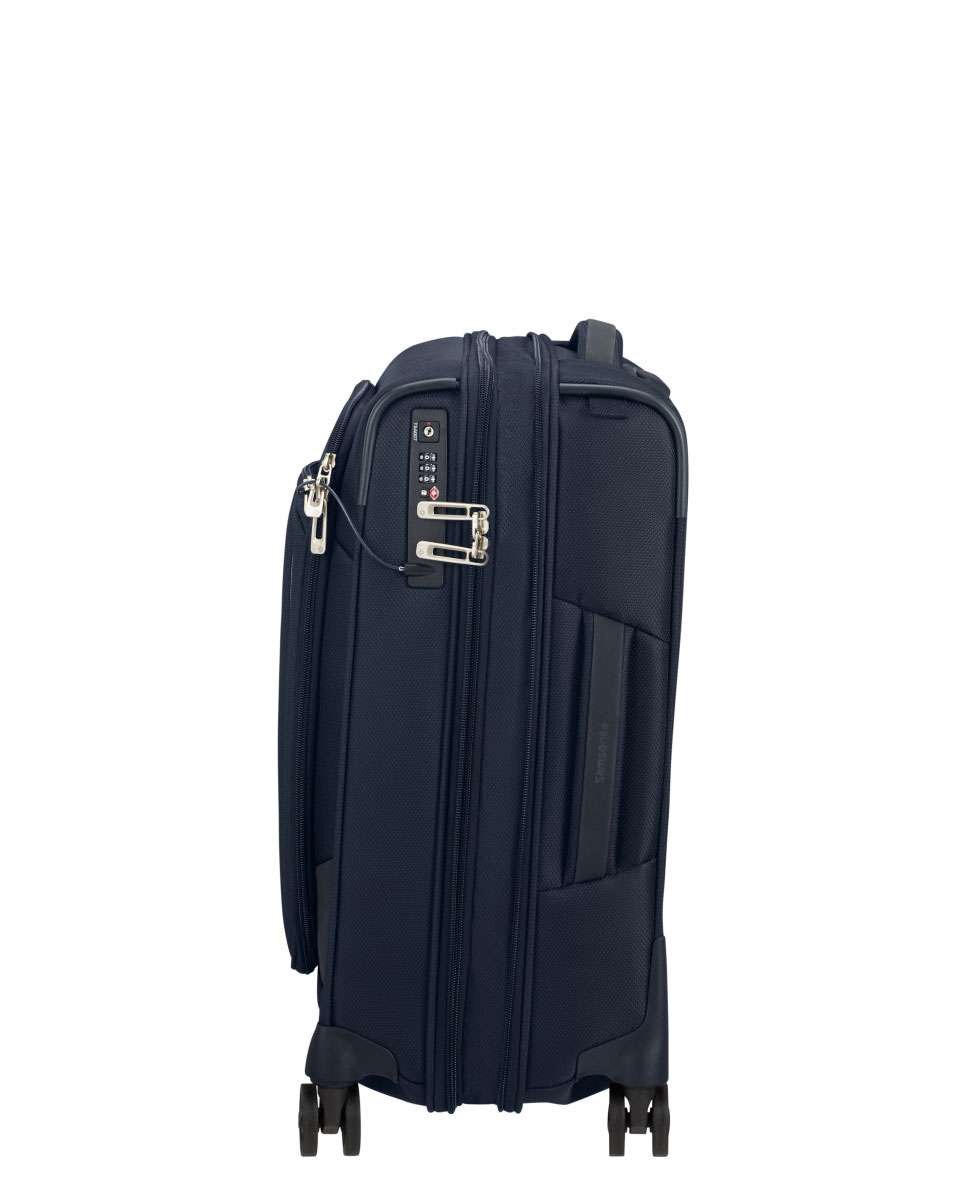 Mala de cabine Respark 55cm 4 rodas expansível azul marinho 43L Azul-4