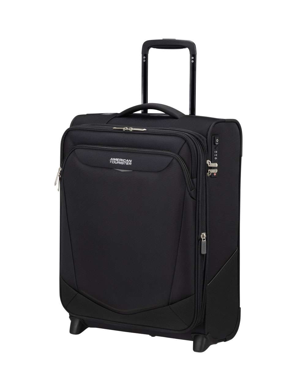 Imagem 0 de Mala de cabine Summerride 55cm com 2 rodas expansível preto 44,5L