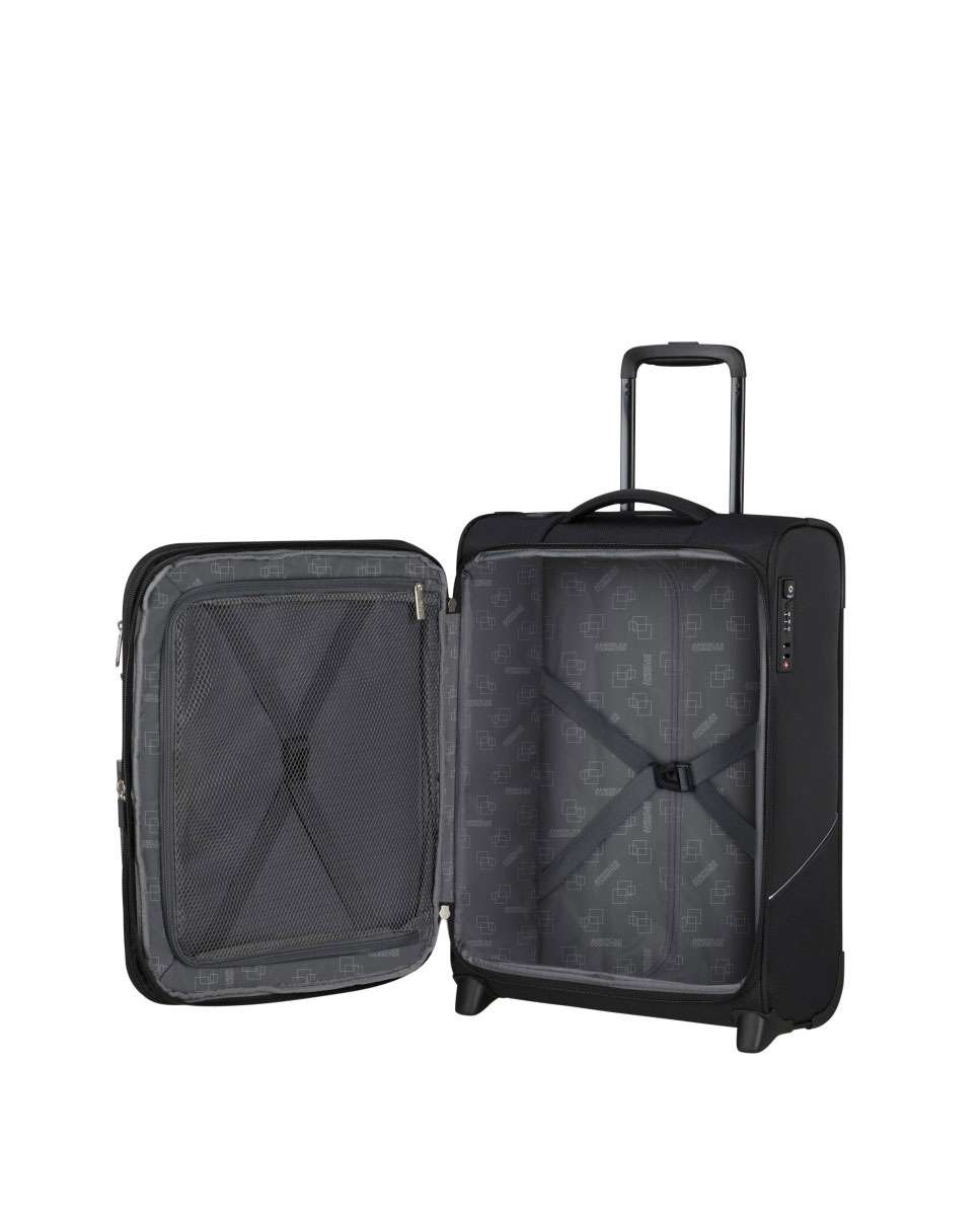 Mala de cabine Summerride 55cm com 2 rodas expansível preto 44,5L Preto-2