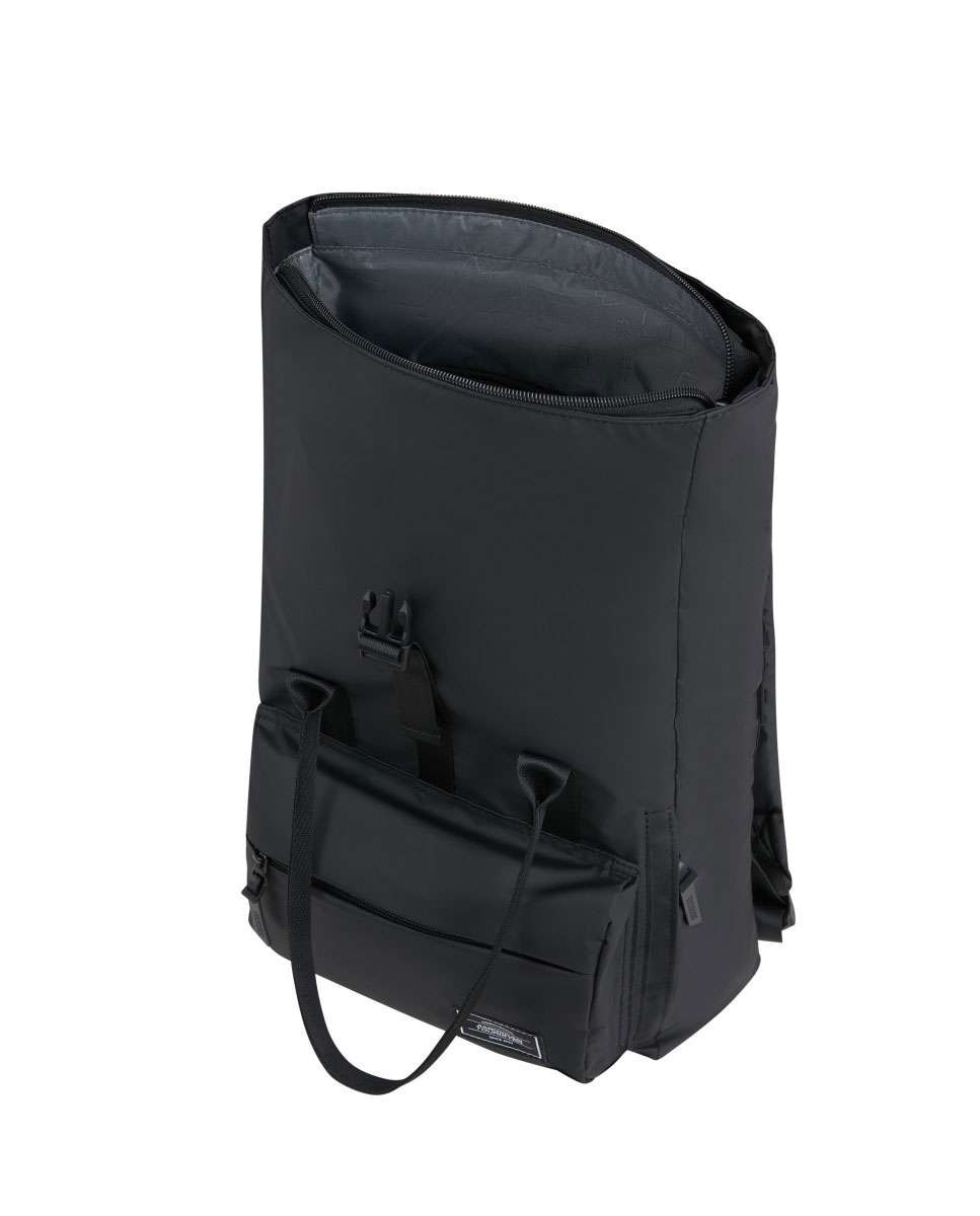 Mochila de Mulher City Puff Urban Groove Preto 17L Preto-2
