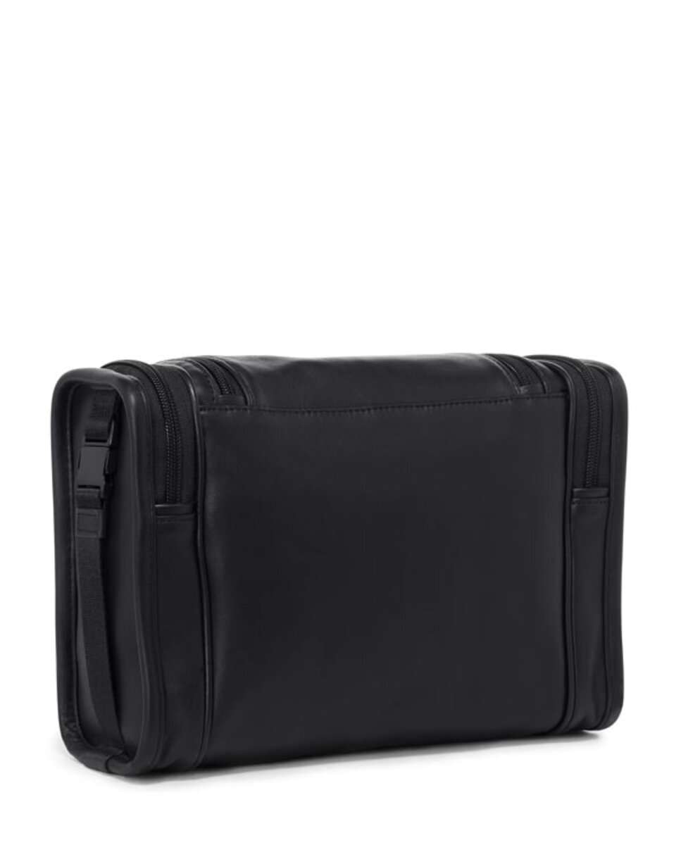 Necessaire em Pele Alpha preto Preto-4