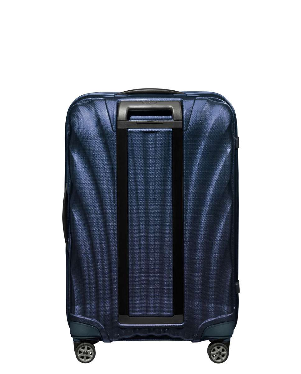 Mala de viagem média C-Lite 69cm 4 rodas azul 68L Azul-4