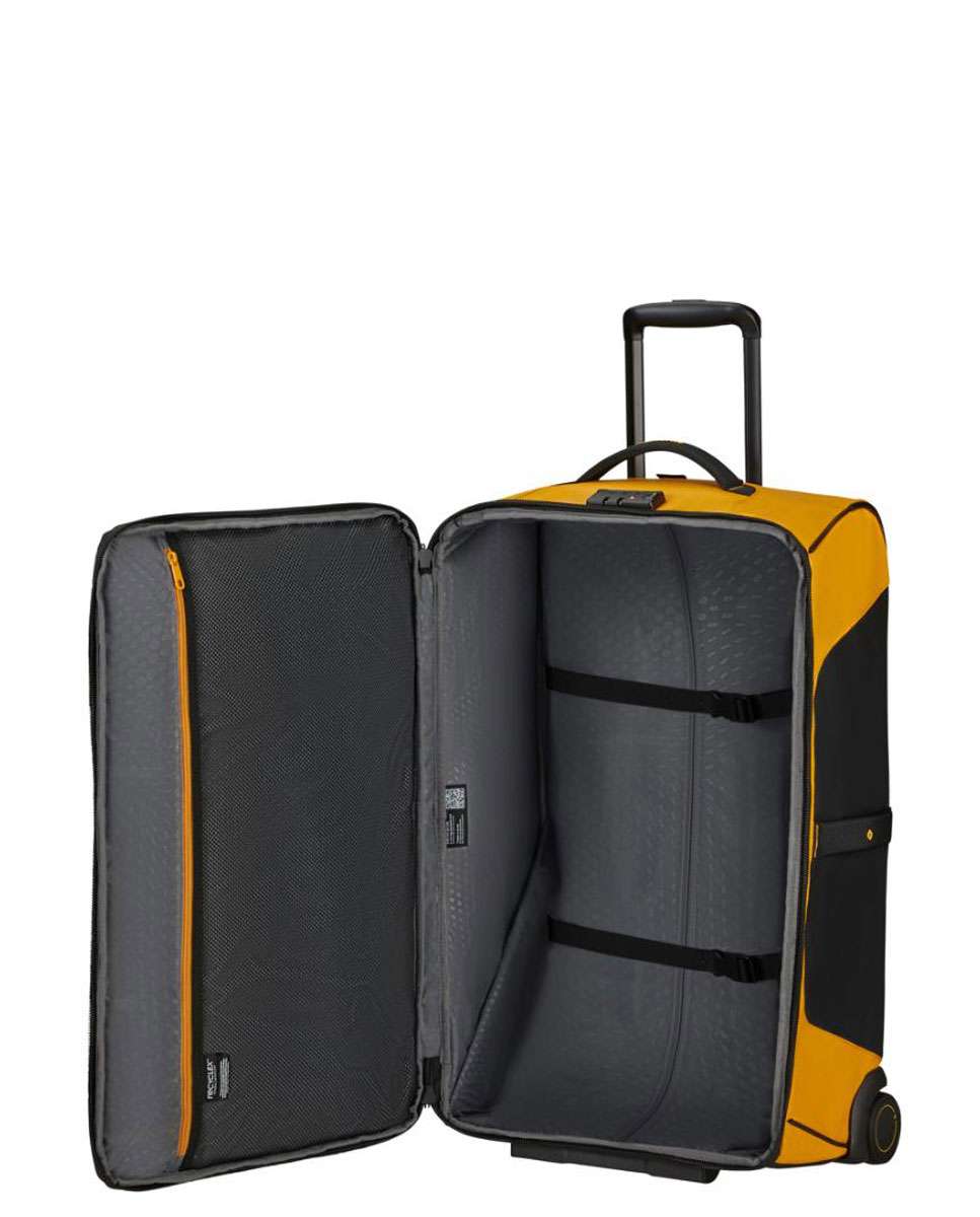 Trolley de viagem Ecodiver 67cm com 2 rodas amarelo 76L Amarelo-2