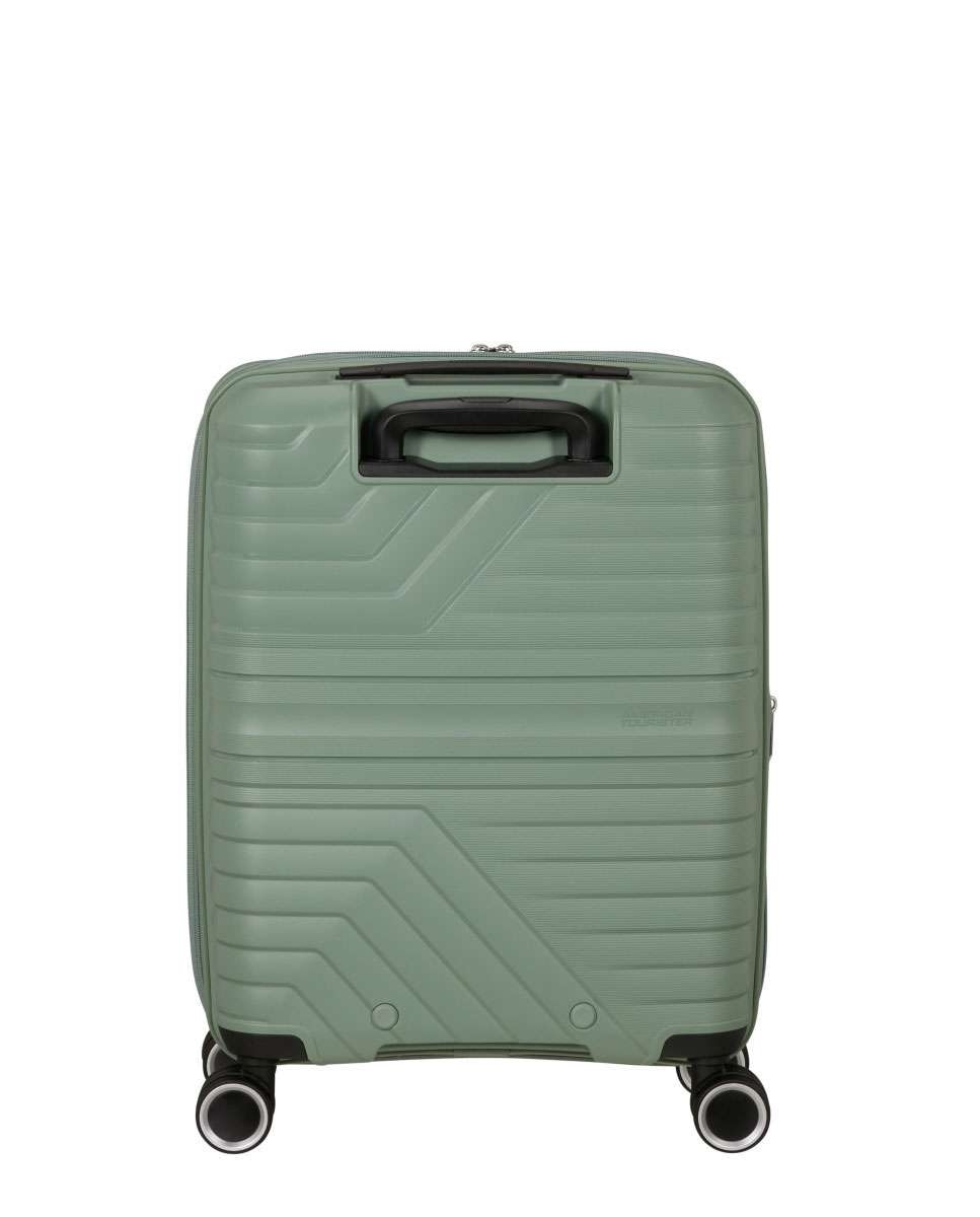 Mala de Cabine Flytwist 55cm 4 Rodas Expansível Verde Botânico 36L Verde-4