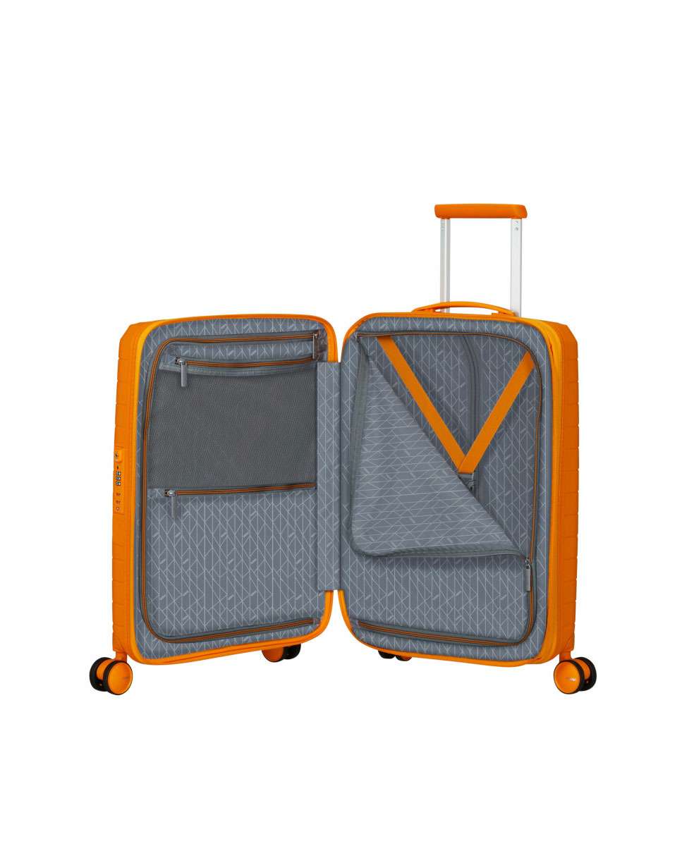 Mala de Cabine Fastforward 55cm 4 Rodas Expansível Laranja Radiante 36L Laranja-2
