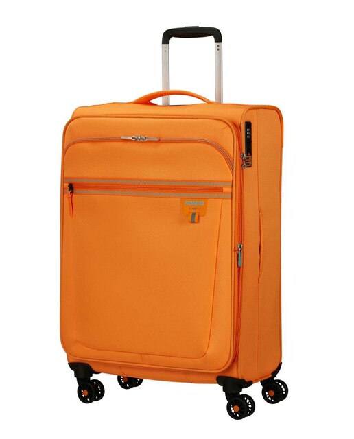 Imagem 0 de Mala de Viagem Média Aerospin 69cm Com 4 Rodas Expansível Laranja 71L