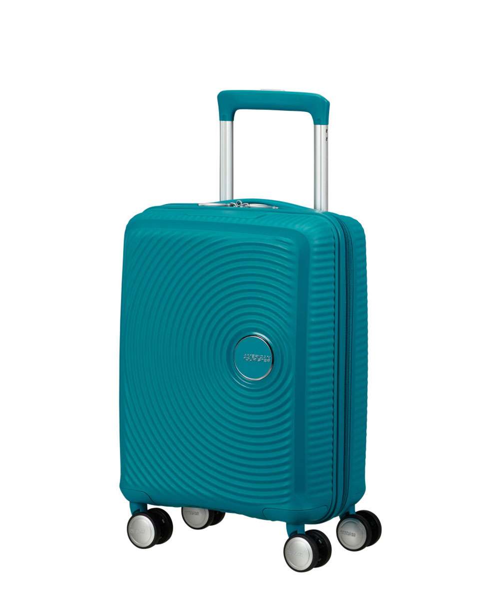 Trolley de cabine mini Soundbox 47cm 4 rodas azul-petróleo 22L Azul-1