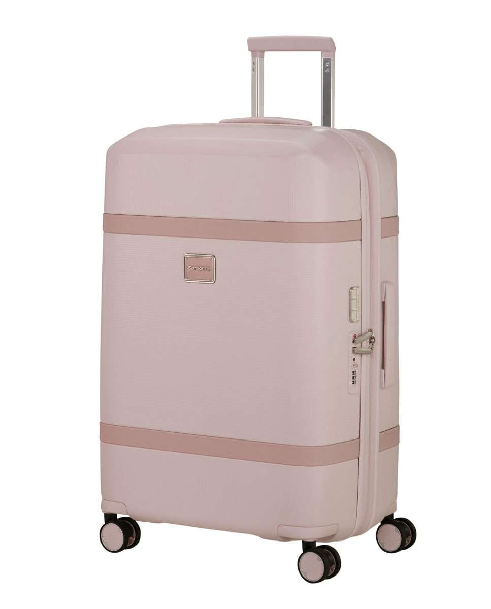 Mala de Viagem Média Image 69Cm 4 Rodas Expansível Rosa 79L Rosa-1